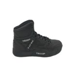 Adidasi barbati Troop, imitatie de piele, negru