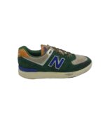 Tenisi barbati New Balance, 42, piele intoarsa, material textil, verde
