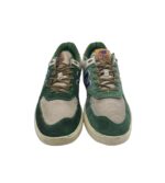 Tenisi barbati New Balance, 42, piele intoarsa, material textil, verde - imagine 3