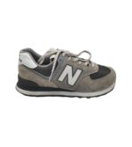 Adidasi barbati New Balance, 45, piele intoarsa, material textil, gri