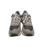 Adidasi barbati New Balance, 45, piele intoarsa, material textil, gri - imagine 3