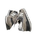 Adidasi barbati New Balance, 45, piele intoarsa, material textil, gri - imagine 4