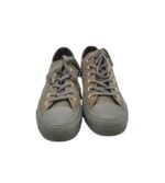 Tenisi dama Converse, 37.5, imitatie de piele, gri - imagine 3