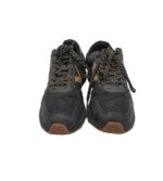 Adidasi barbati Munich, 45, imitatie de piele, negru - imagine 3