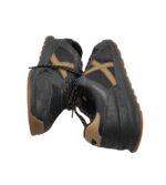 Adidasi barbati Munich, 45, imitatie de piele, negru - imagine 4