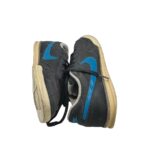 Adidasi barbati Nike, 40, imitatie de piele, material textil, piele, negru - imagine 4