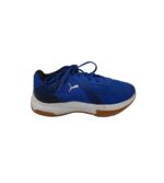 Adidasi copii Puma, 38, imitatie de piele, material textil, albastru