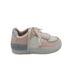 Adidasi dama 40, imitatie de piele, alb roz