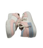 Adidasi dama 40, imitatie de piele, alb roz - imagine 4