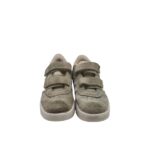 Adidasi copii Adidas, 27, piele intoarsa, gri - imagine 3