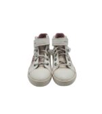 Tenisi copii Geox, 27, imitatie de piele, material textil, alb - imagine 3