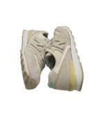 Adidasi dama New Balance, 38, material textil, piele intoarsa, gri - imagine 4
