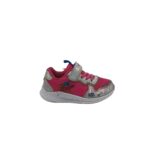 Adidasi copii 30, imitatie de piele, material textil, roz gri