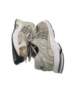 Adidasi dama  36, piele intoarsa, material textil, gri - imagine 4