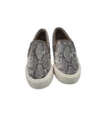 Espadrile dama Papaya, 37, imitatie de piele, gri - imagine 3