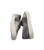 Espadrile dama Papaya, 37, imitatie de piele, gri - imagine 4