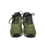 Adidasi barbati Giesswein, 40, imitatie de piele, material textil, verde - imagine 3