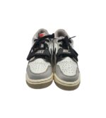 Adidasi dama Jordan, 38, imitatie de piele, material textil, piele, alb gri - imagine 3