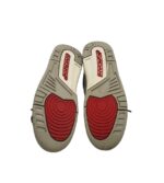 Adidasi dama Jordan, 38, imitatie de piele, material textil, piele, alb gri - imagine 5
