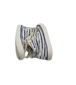Tenisi copii Benetton, 24, material textil, alb albastru - imagine 4