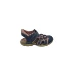 Sandale copii Geox, 27, imitatie de piele, material textil, piele, albastru