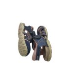 Sandale copii Geox, 27, imitatie de piele, material textil, piele, albastru - imagine 4