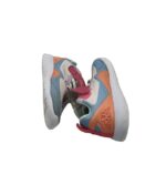 Adidasi copii Kappa, 29, material textil, alb albastru - imagine 4
