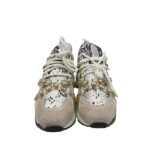 Adidasi dama Steve Madden, 41, imitatie de piele, piele intoarsa, alb gri - imagine 3