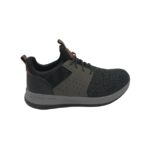 Adidasi barbati Skechers, 44, imitatie de piele, material textil, gri