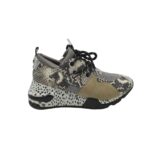 Adidasi dama Steve Madden,  imitatie de piele, material textil, piele, alb gri