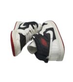 Adidasi barbati Jordan, 40.5, material textil, alb negru - imagine 4