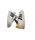 Adidasi copii Adidas, 30, imitatie de piele, alb - imagine 4
