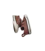 Tenisi copii Converse, 20, material textil, maro - imagine 4