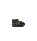 Sandale copii Superfit, 20, piele intoarsa, gri albastru