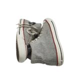 Tenisi dama  Converse, 40, material textil, gri - imagine 4