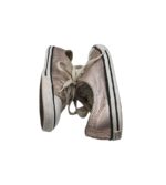 Tenisi dama Converse, 37, material textil, gri - imagine 4