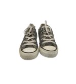 Tenisi dama Converse, 36, material textil, gri - imagine 3