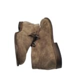 Ghete barbati Bottega Veneta, 45, piele intoarsa, bej - imagine 4