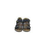 Sandale copii 21, piele, gri albastru - imagine 3