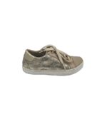 Tenisi copii Geox, 34, material textil, piele, gri bej
