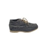 Mocasini barbati Venice, 40, material textil, gri