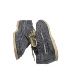 Mocasini barbati Venice, 40, material textil, gri - imagine 4