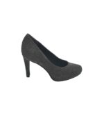 Pantofi dama Marco Tozzi, 38, material textil, gri