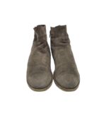 Botine dama Gabor, 42, piele intoarsa, piele, gri - imagine 3
