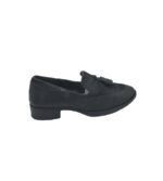 Mocasini barbati  Zara, 42, material textil, piele, negru