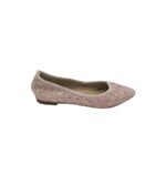 Balerini dama Cherry Koko, 36, material textil, roz