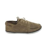 Mocasini barbati Tribord, 44, piele intoarsa, bej