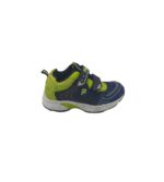 Adidasi copii Fila, 29, imitatie de piele, material textil, albastru galben