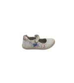 Balerini copii Cupcake, 28, imitatie de piele, alb