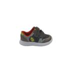 Adidasi copii Clarks, 23, piele intoarsa, material textil, gri
